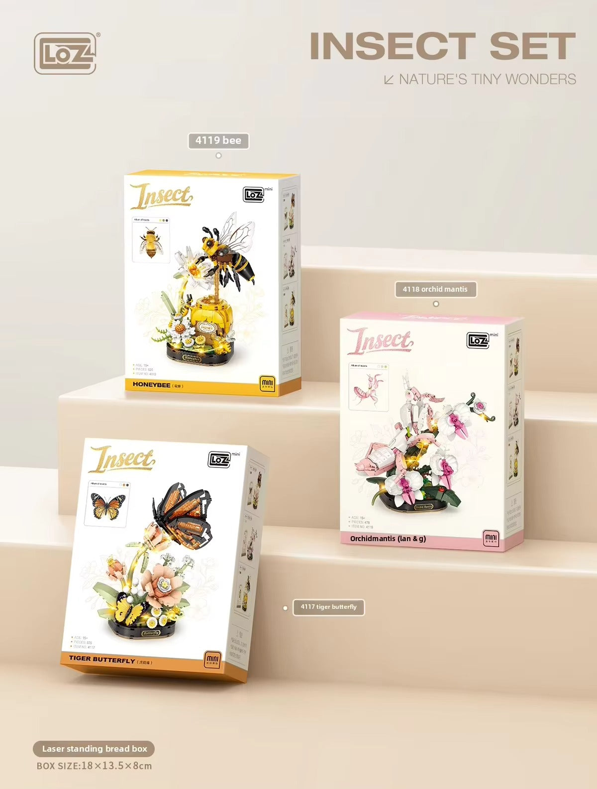 Honeybee - Abeja - Armables con Bloques - Micro Block - LOZ