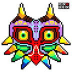 Majora Mask Puzzle 2D - 44 x 44cm - Pix Brix