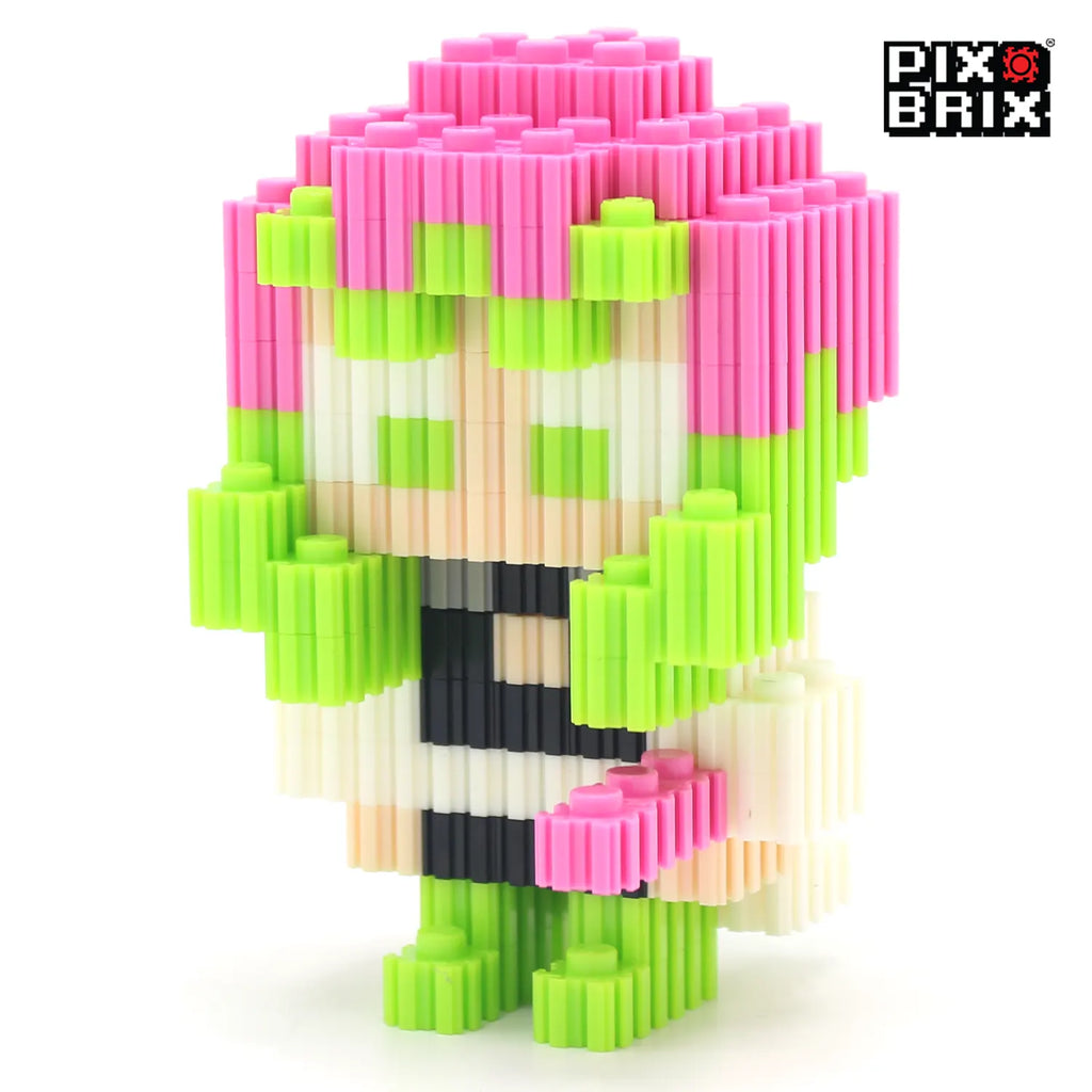 Mitsuri Kanroji Pequeño Armable 3D - Demon Slayer - Pix Brix