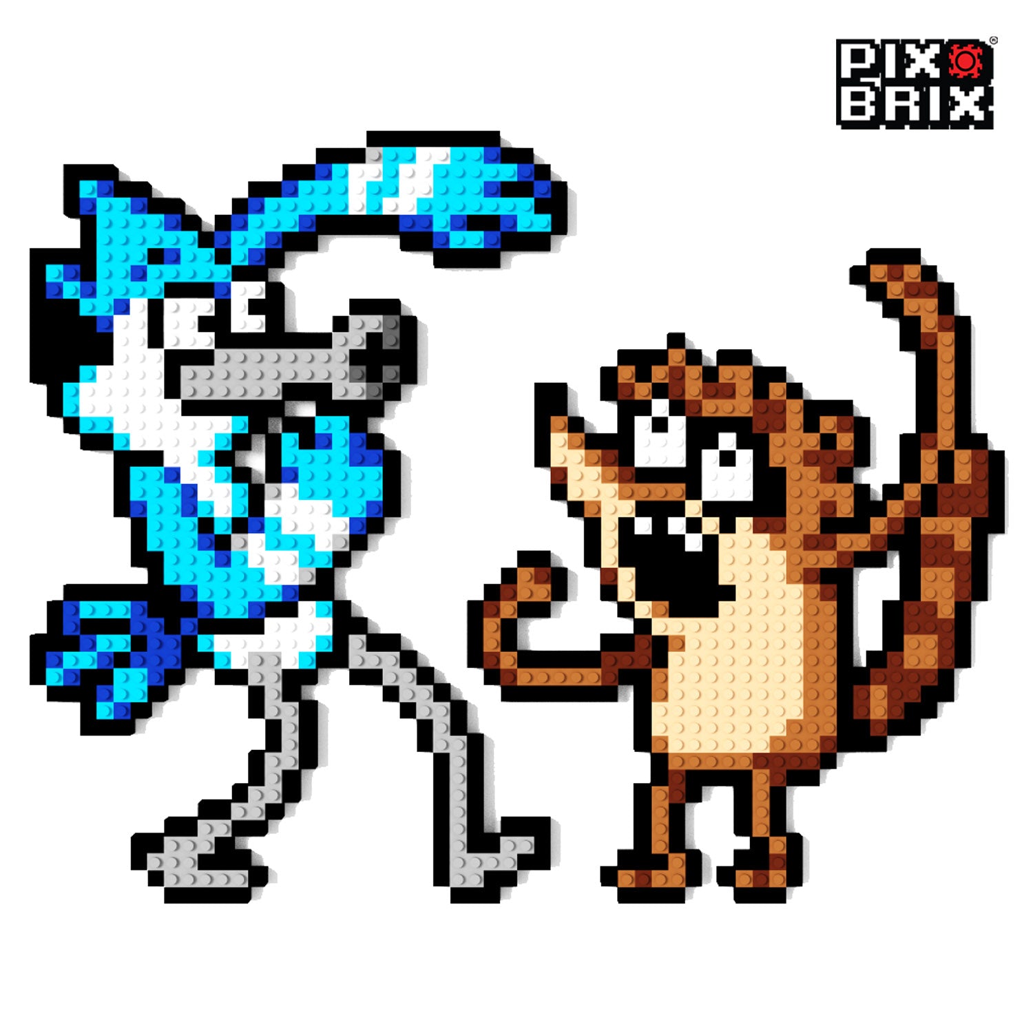 Mordecai y Rigby Puzzle 2D - 36 x 45cm - Pix Brix