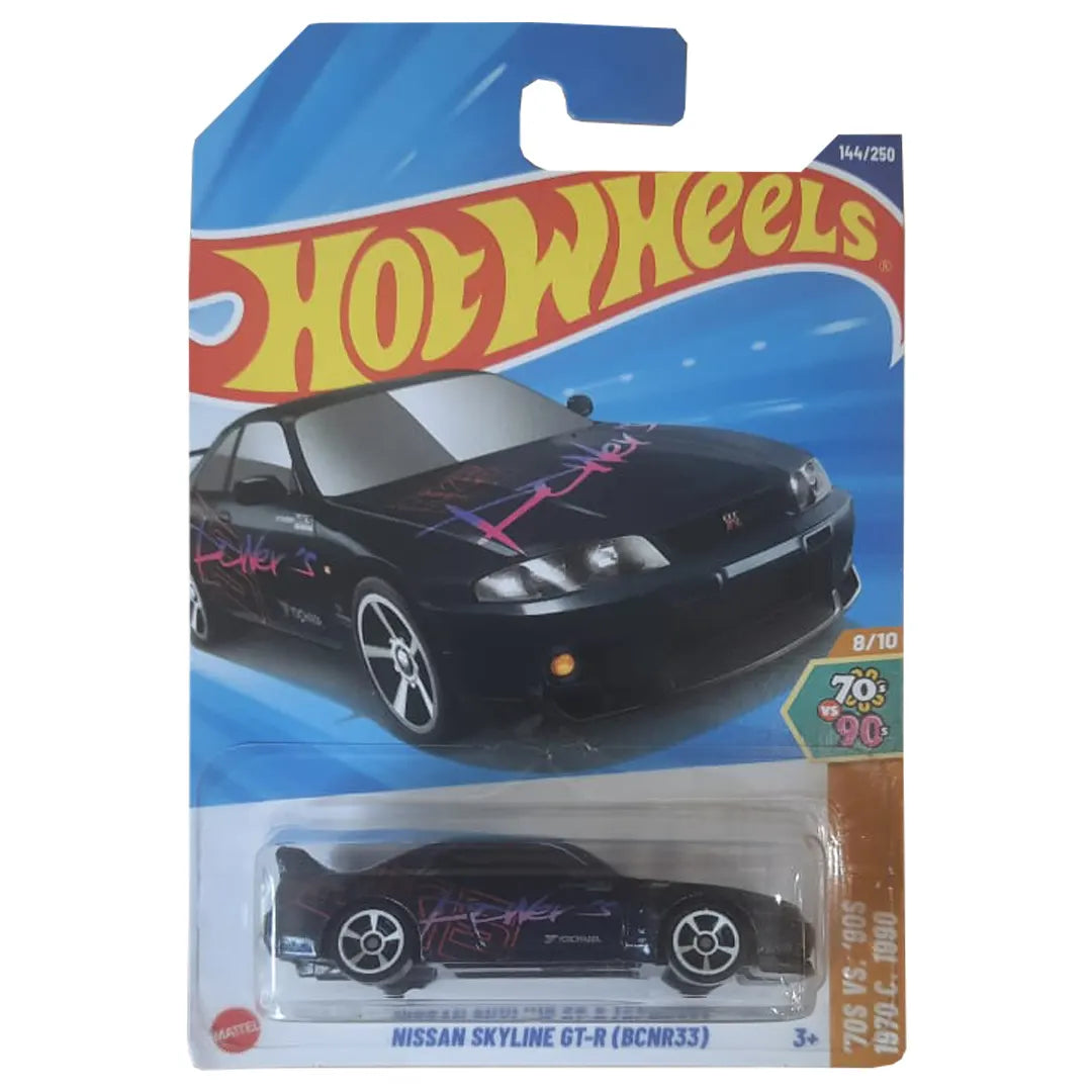 Nissan Skyline Gt-R (BCNR33) - 70s Vs 90s 8/10 - Hot Wheels