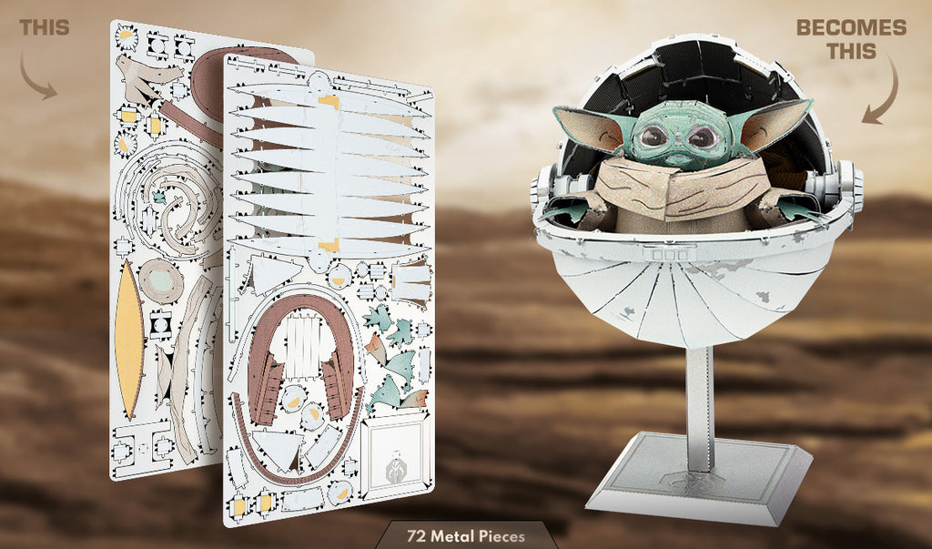 The Child ICONX - Maqueta 3D - Metal Earth