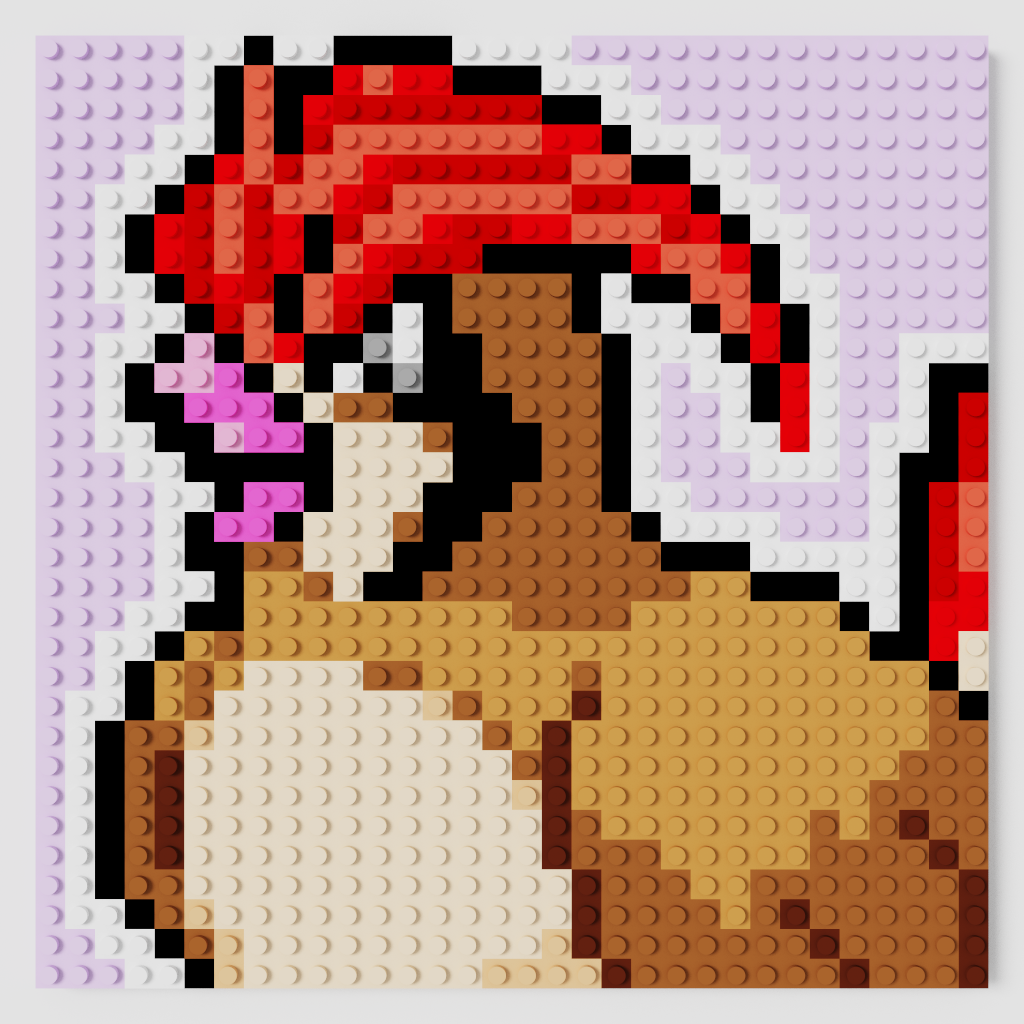 Pidgeotto Puzzle 2D - 25.5 x 25.5cm - Pix Brix