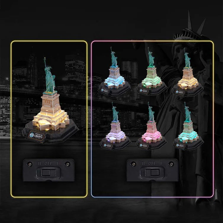 Statue Of Liberty Night Edition - Rompecabezas 3D