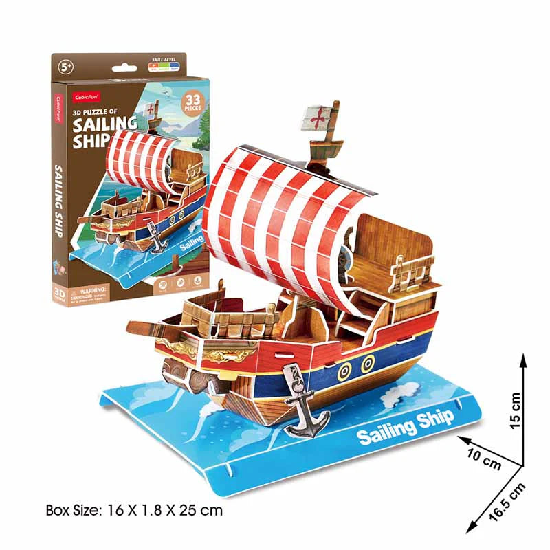 Sailing Ship Mini - Rompecabezas 3D
