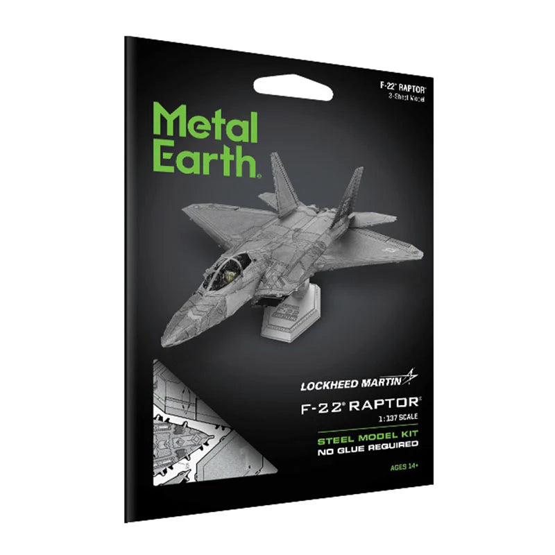Earth Raptor F-22 Raptor - Maqueta 3D - Metal Earth – BlasterChile
