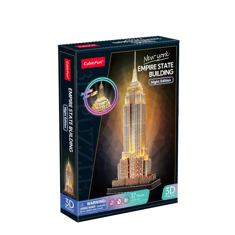 LED Empire State Night Edition - Architecture Model - Rompecabezas 3D