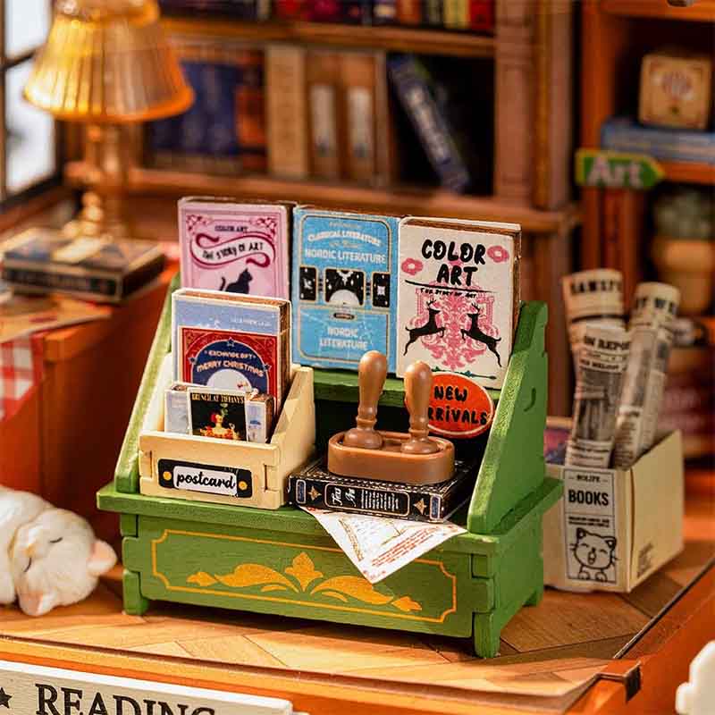 The Muse Bookshop - Rolife - Maqueta Miniatura
