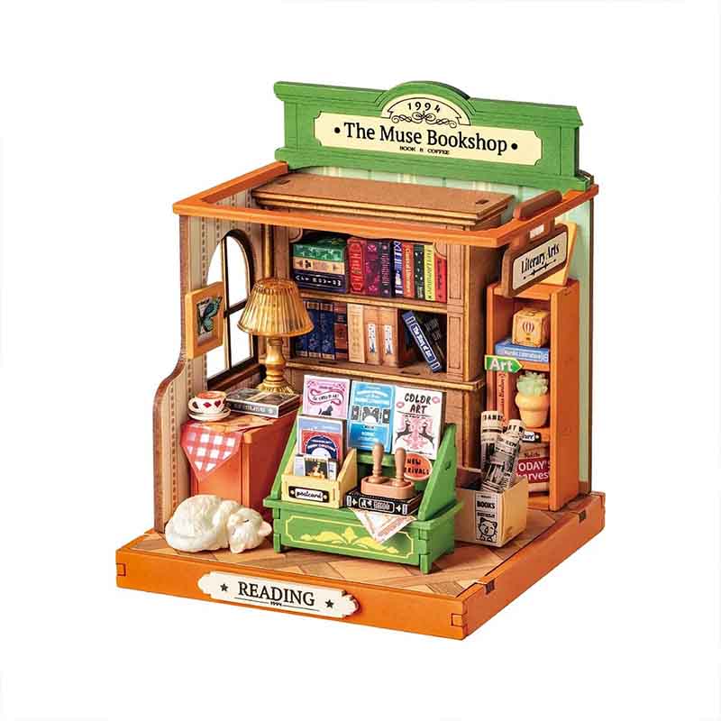 The Muse Bookshop - Rolife - Maqueta Miniatura
