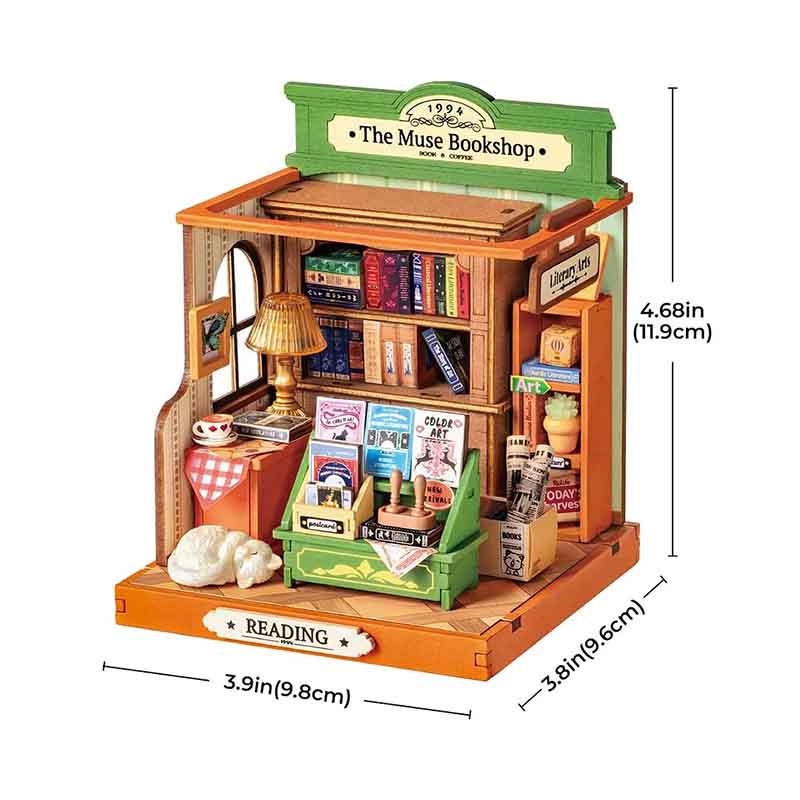 The Muse Bookshop - Rolife - Maqueta Miniatura