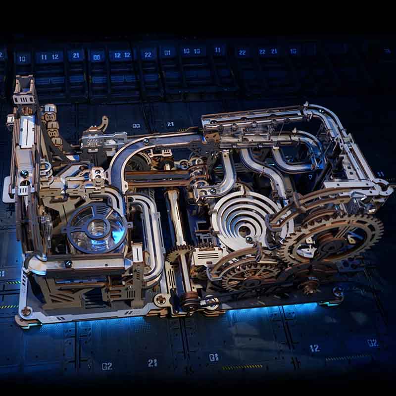 Paquete de Conexión Marble Run - Maqueta de Madera 3D ROKR