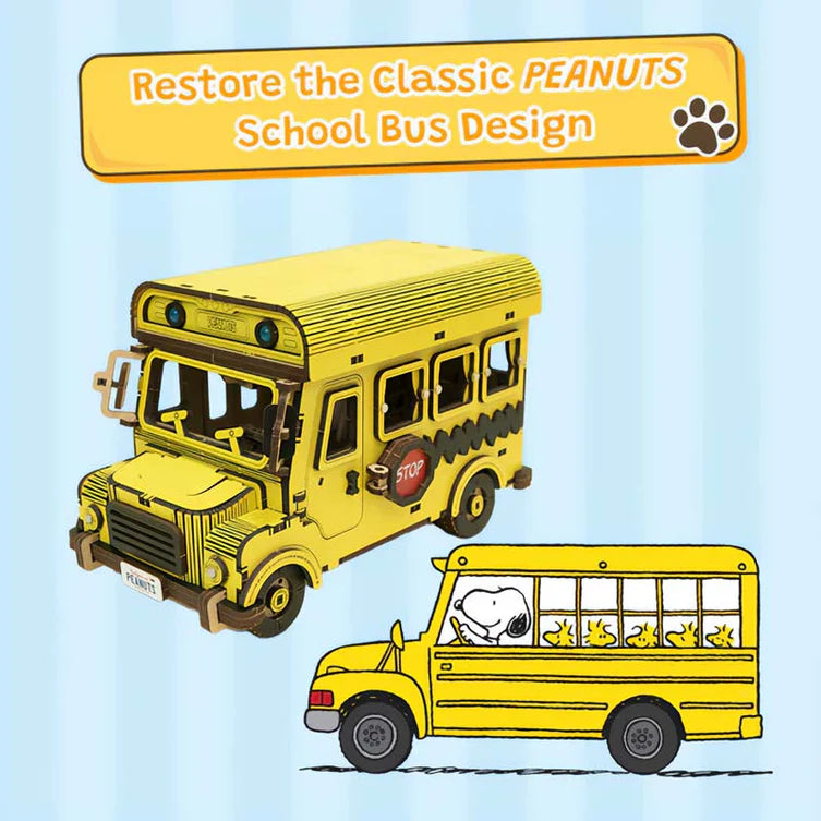 Snoopy School Bus - Puremind