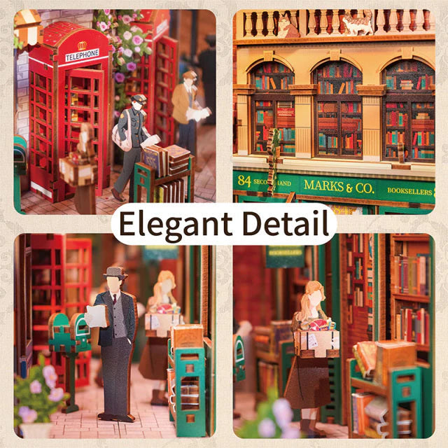 84 Charing Cross Road - Separador de Libros - Maqueta Tonecheer