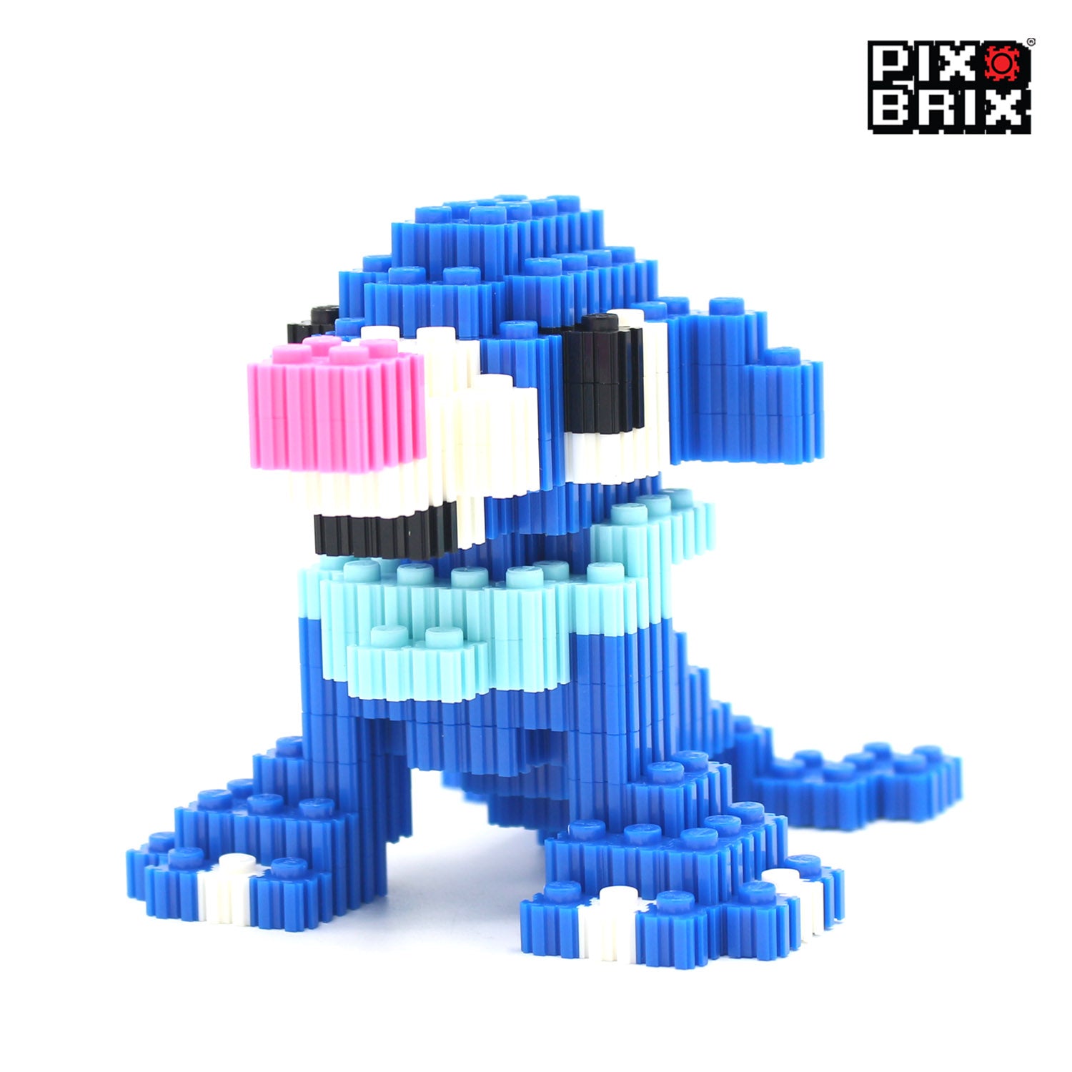 Popplio Armable 3D - Pokemon - Pix Brix