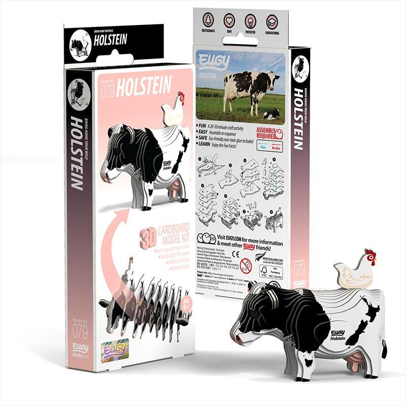Vaca - Puzzle 3D de Cartón - Eugy Dodoland