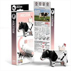 Vaca - Puzzle 3D de Cartón - Eugy Dodoland