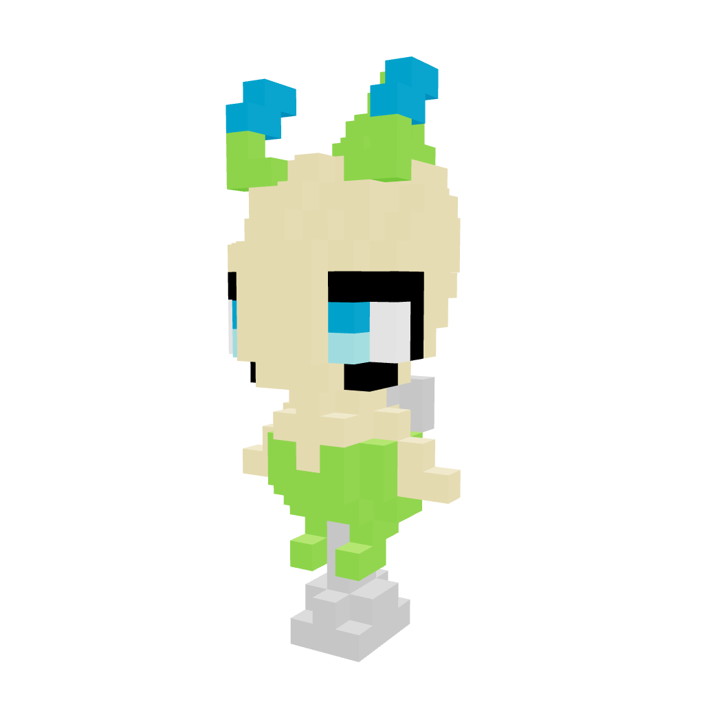 Celebi Armable 3D - Pokemon - Pix Brix