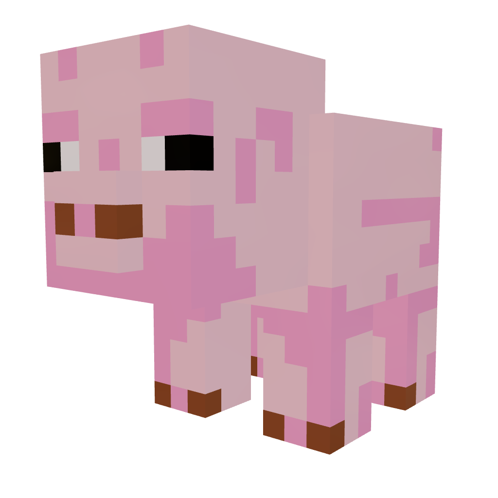 Cerdito Armable 3D - Minecraft - Pix Brix