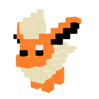Flareon Armable 3D - Pokemon - Pix Brix