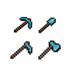 Herramientas Diamante Armable 3D - Minecraft - Pix Brix
