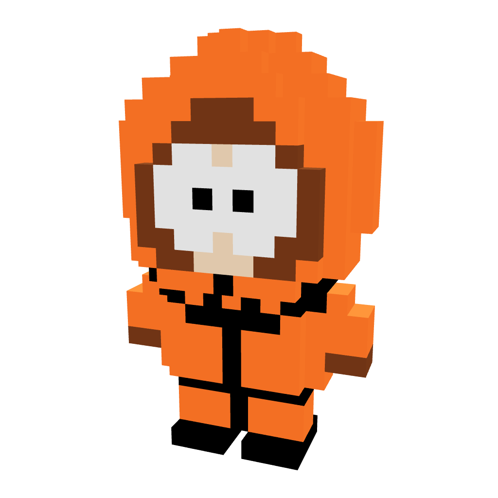 Kenny McCormick Armable 3D - South Park - Pix Brix