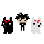 Megumi Fushiguro y Lobos Armable 3D - Jujutsu Kaisen - Pix Brix