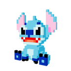 Stitch Grande Armable 3D - Disney - Pix Brix