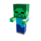 Zombie Armable 3D - Minecraft - Pix Brix