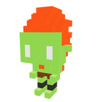 Street Fighter® - Blanka - Pix Brix 3D