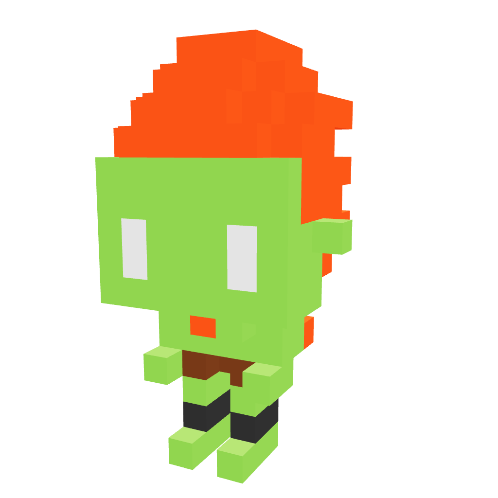 Street Fighter® - Blanka - Pix Brix 3D