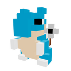 Blastoise Pequeño Armable 3D - Pokemon - Pix Brix