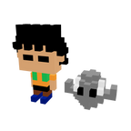 Brock y Geodude Armable 3D - Pokemon - Pix Brix