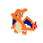 Charizard Grande Armable 3D - Pokemon - Pix Brix