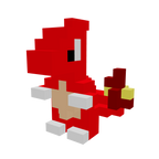 Charmeleon Armable 3D - Pokemon - Pix Brix
