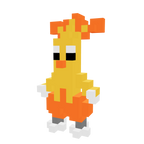 Combusken Armable 3D - Pokemon - Pix Brix