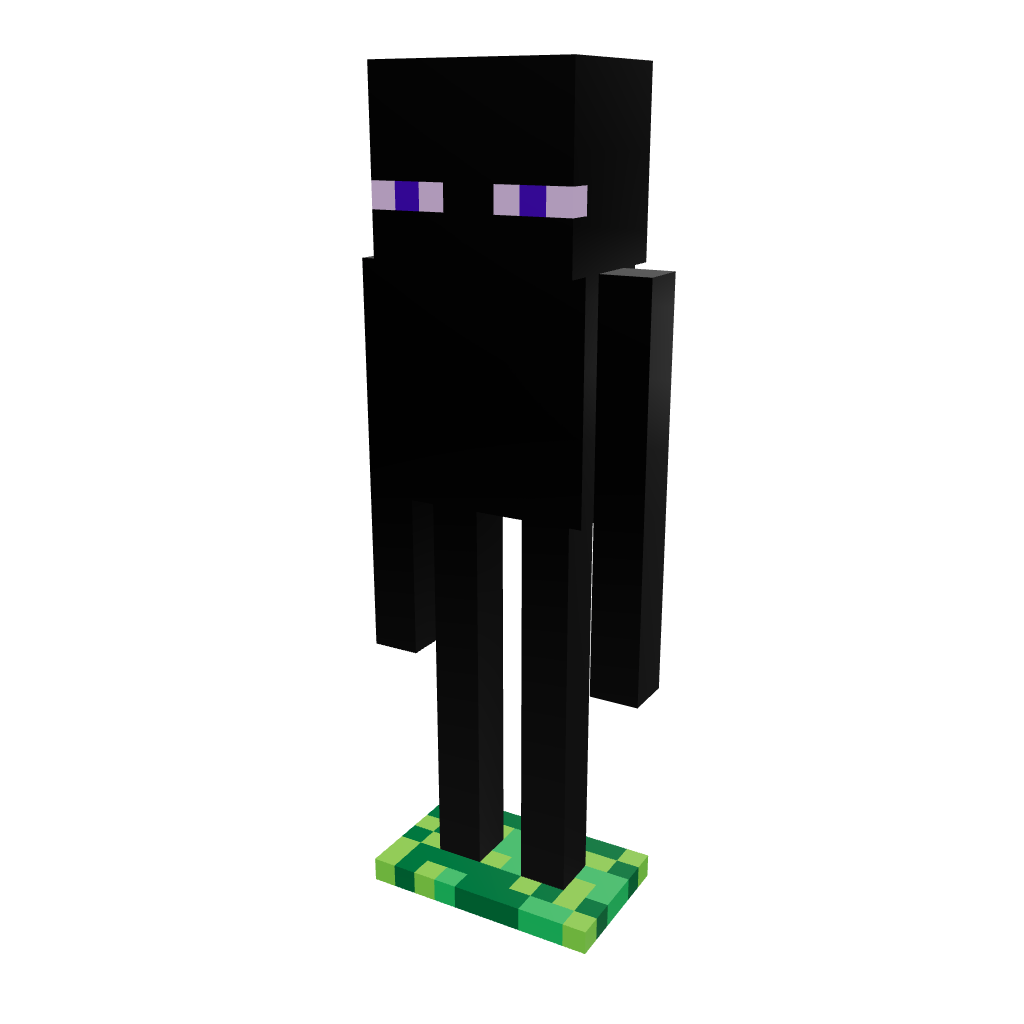 Enderman Armable 3D - Minecraft - Pix Brix