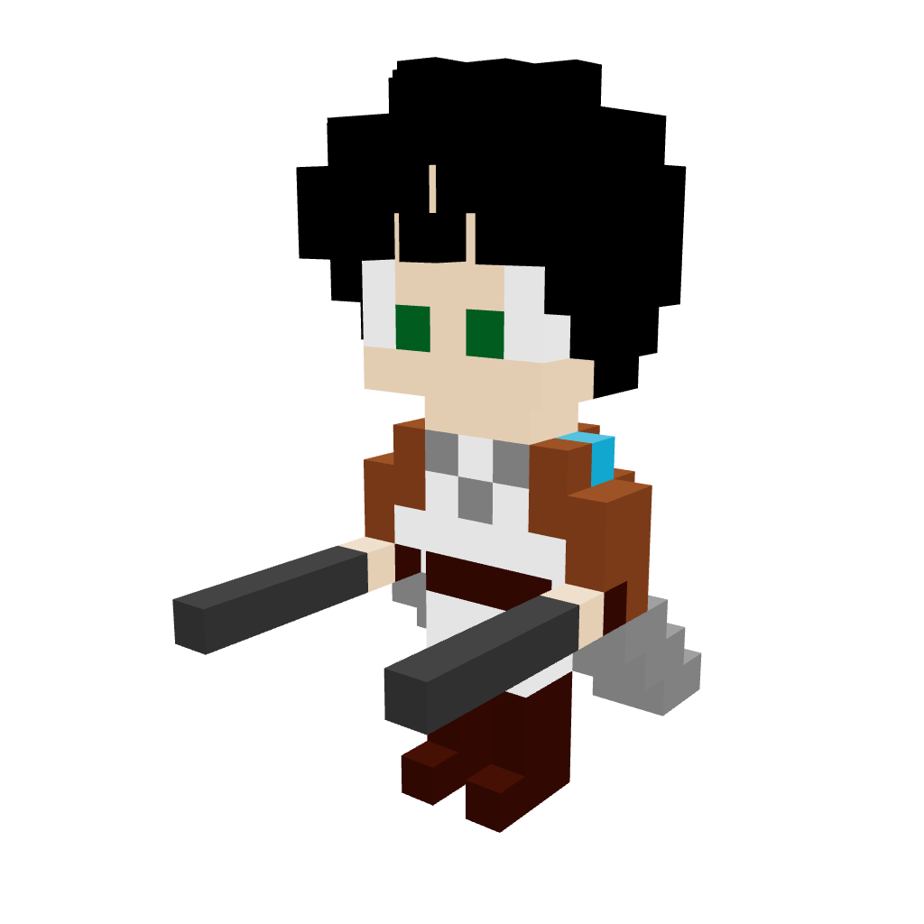 Eren Yaeger Armable 3D - Attack on titan - Pix Brix