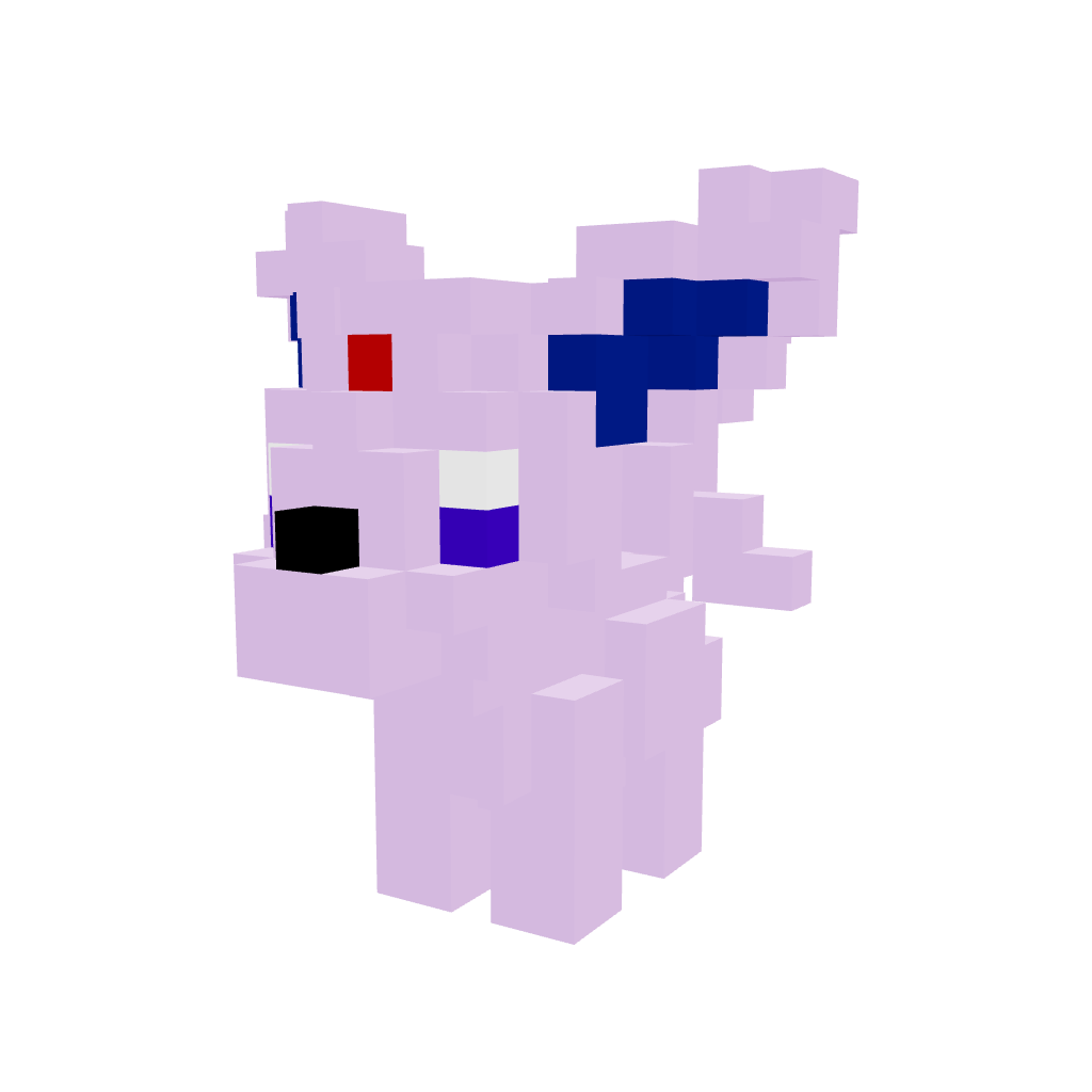 Espeon Armable 3D - Pokemon - Pix Brix