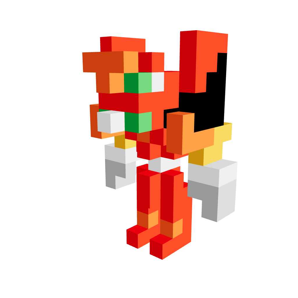 Evangelion 02 Pequeño Armable 3D - Evangelion - Pix Brix