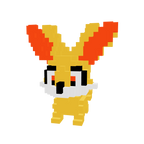 Fennekin Grande Armable 3D - Pokemon - Pix Brix