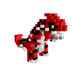 Groudon Armable 3D - Pokemon - Pix Brix
