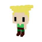 Street Fighter® - Guile - Pix Brix 3D