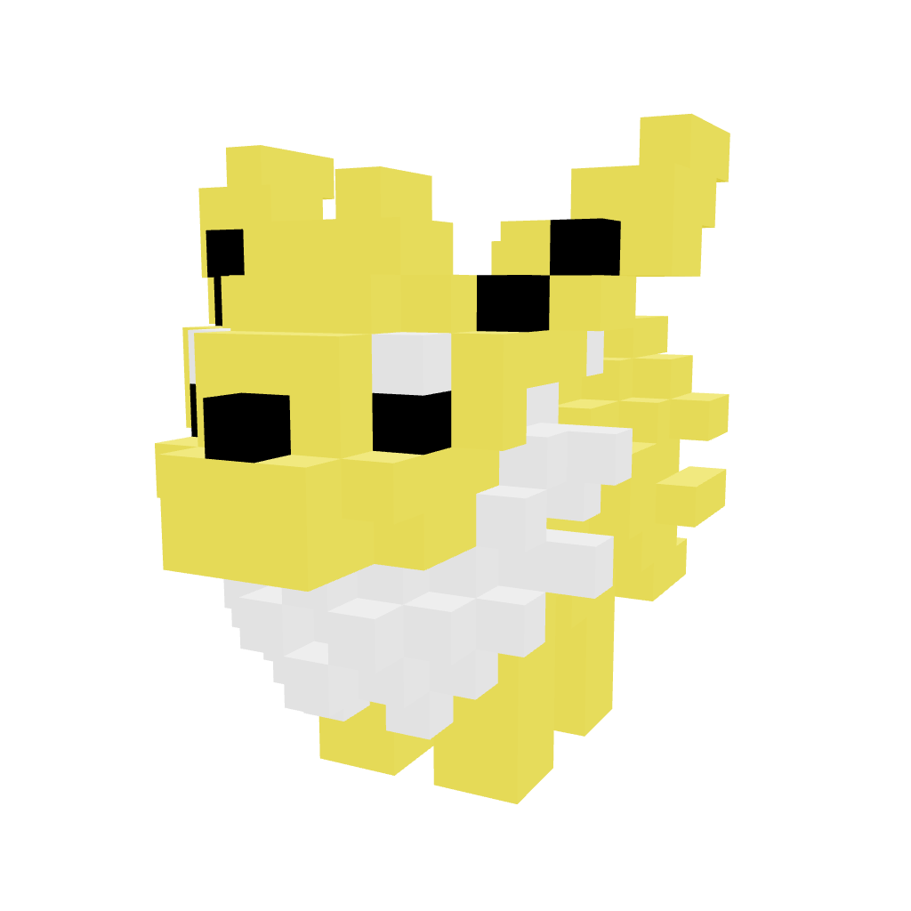 Jolteon Armable 3D - Pokemon - Pix Brix