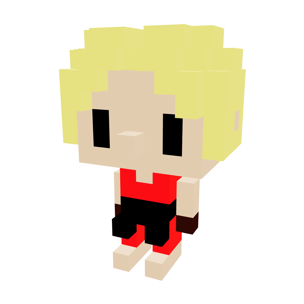 Street Fighter® - Ken - Pix Brix 3D