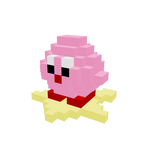 Kirby Pequeño Armable 3D - Kirby - Pix Brix