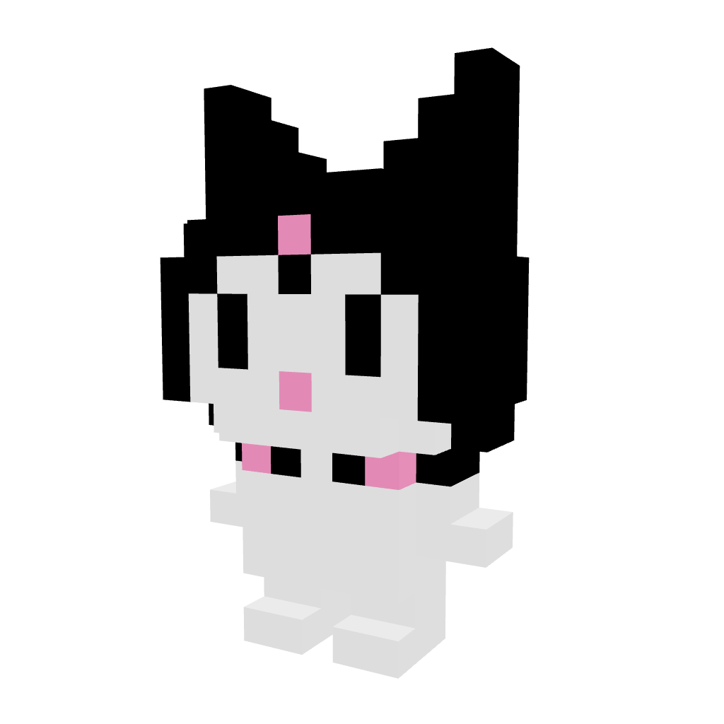 Kuromi Armable 3D - Hello Kitty - Pix Brix