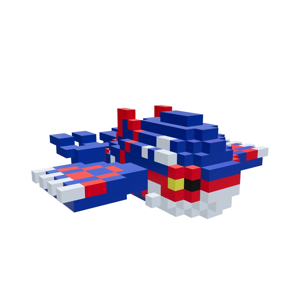 Kyogre Armable 3D - Pokemon - Pix Brix