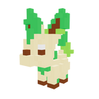 Leafeon Armable 3D - Pokemon - Pix Brix