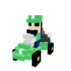 Luigi Armable 3D - Mario Kart - Pix Brix