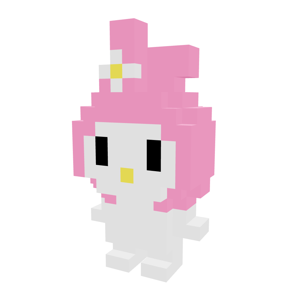 Melody Armable 3D - Hello Kitty - Pix Brix